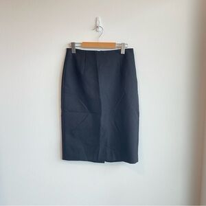 Halogen Black Pencil Skirt Size 6
